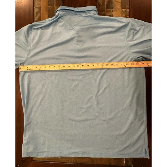 Callaway Mens Golf Polo Shirt‎ Size XXL Blue Striped - Picture 4 of 6